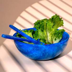 Tazón y Plato para Servir de Resina Hechos a Mano, Ecológicos, Color Rosa, Aptos para Lavavajillas, Diseño Europeo Moderno para Fiestas - Product Image 4