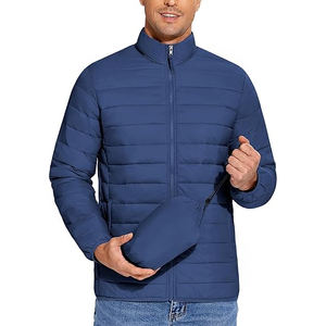 Puffer <b>Jacket</b> <b>Men</b> 2025 Warm <b>Waterproof</b> <b>Lightweight</b> Insulated Winter Outerwear Fashion Streetwear Wholesale - Product Image 1