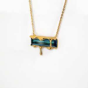 Collar Único de Plata de Ley 925 con Colgante de Granate Natural, Joyería con Propiedades Curativas, Lujo para Mujer - Product Image 2