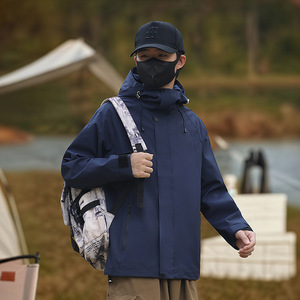 Outdoor Hiking Jacket Women <b>Men</b> <b>3</b>-<b>in</b>-<b>1</b> Detachable Winter Windproof Waterproof Warm Fleece Thick <b>Coat</b> - Product Image 3