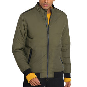 Chaqueta Bomber de Invierno para Hombre, Cortavientos, Impermeable, de Secado Rápido, Elegante, Casual, Ajustada, con Cremallera, Ligera, Abrigada, 100% - Product Image 6