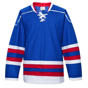 เสื้อฮอกกี้น้ำแข็งแบบสั่งทำพิเศษ ปี 2026 พิมพ์ลายแบบซับลิเมชั่น ผลิตตามแบบที่ลูกค้าต้องการ สำหรับทีม ระบายอากาศได้ดี ผลิตจากโพลีเอสเตอร์ สำหรับฝึกซ้อมและแข่งขันระดับมืออาชีพ - Product Image 2