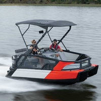 Kinocean Barre de remorquage gonflable marine à grande vitesse Ponton de luxe Tri-Ton Bateau à rames Moteur soudé fabriqué en Hypalon de haute qualité