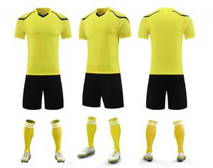Conjuntos de Uniformes de Fútbol 100% Poliéster para Adultos - Nombres y Números de Equipo Personalizados, Transpirables, de Secado Rápido, Cuello en V, Manga Corta, Duraderos - Product Image 6