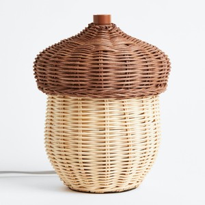 Meticulous Rattan Mushroom-shaped Lampshade Delightful Rattan Table Lamp Accessories for Bedroom - Product Image 1