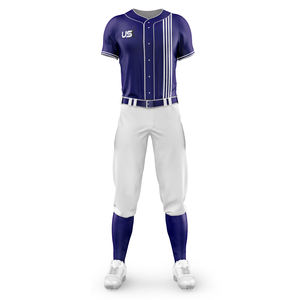 Uniforme de béisbol de equipo personalizado con pantalones de Jersey y gorra de alta calidad para sesiones de juego y entrenamiento de Liga de Jóvenes y Adultos - Product Image 1
