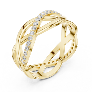 10K texto personalizado anillo joyería de moda - Product Image 6