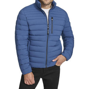 Chaqueta de plumón para hombre al por mayor, ligera, aislante, cálida, impermeable, cortavientos, transpirable, para exteriores - Product Image 6