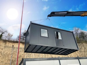 20ft Shipping Container Tiny <b>House</b> <b>Prefab</b> Modular Home with Sandwich Panel Construction for Warranty for Garden Office Use - Product Image 1