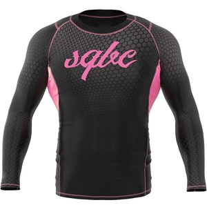 Printed Rash Guard Sublimation Printed Rashguard Mma Rushguard Bjj OEM Mma Rashguard for Men Short Sleeve Rash Guard - Product Image 3