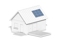 Maison préfabriquée en bois moderne et créative en forme de A - Mur isolé multicouche et plan d'étage personnalisable