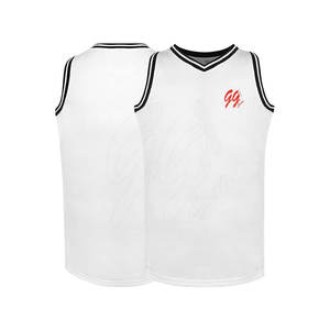 Camiseta de baloncesto de moda superventas de tamaño personalizado camiseta de baloncesto de impresión por sublimación de alta calidad - Product Image 1