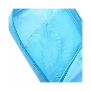 Sac cosmétique de voyage en polyester imperméable à la mode Design compact et facile à plier et à suspendre avec fermeture à glissière durable - Product Image 5