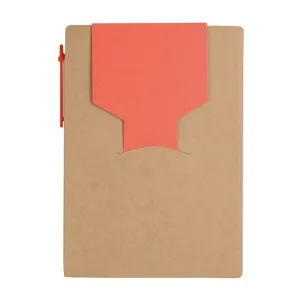 Set Regalo Aziendale Ecologico: Blocco Note in Carta Riciclata con Penna - Product Image 4