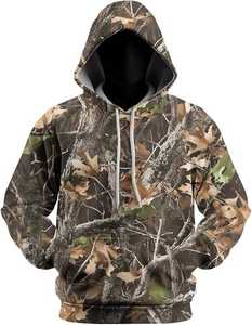 Vêtements de chasse respirants sur mesure, camouflage, sweat à capuche, service OEM, fabriqué au Pakistan, produit tendance - Product Image 1