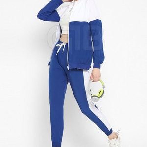 Best Quality Fashionable Casual Wear Women Tracksuit for Adult Long Sleeves Breathable Solid Sets 100% Cotton - Product Image 1