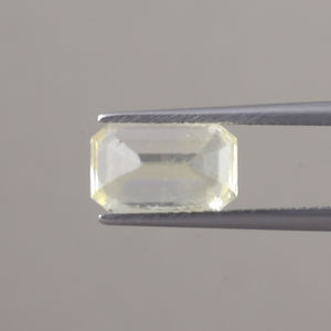 Zafiro Azul Amarillo Natural, Gema Suelta, Certificado IGI, Grado AAA, Corte Esmeralda de 11x7mm, 4.63 Quilates, 6mm, Joyería Fina Ligera - Product Image 3