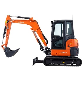 รถขุดตีนตะขาบ Kubota U36-4 ที่ทนทาน เหมาะสำหรับงานก่อสร้าง ขุดดิน ระบายน้ำ จัดสวน งานฐานราก และงานดินดิบ - Product Image 2
