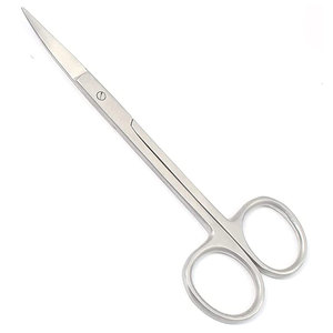 กรรไกรผ่าตัดทางการแพทย์แบบทื่อกรรไกรแต่งแผลสเตนเลส CE แบบโค้งตรงจากเยอรมนี - Product Image 1