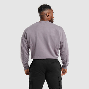 Sudadera Unisex Extra Grande de Cuello Redondo, Bordada, de Algodón y Poliéster de 300 g/m², en Colores Personalizados al por Mayor - Product Image 3