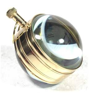 Best Quality Brass Desk Clock Vintage Nautical Design Analog Timepiece Custom Home Decor with Maritime <b>Theme</b> Unique Glass <b>Gift</b> - Product Image 3