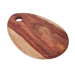 Tabla de cortar de madera de gran tamaño de lujo, tabla de cortar de madera de diseño moderno, tabla de cortar de carne y queso vegetal para uso en la cocina - Product Image 4