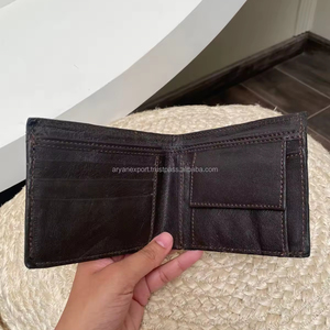 ผู้ขายที่ดีที่สุดผู้ชายแกะสลักกระเป๋าสตางค์หนังแท้สีดํามือ Toolled กระเป๋าสตางค์หนังสําหรับใช้ประจําวันคาวบอยล่าสุดกระเป๋าสตางค์หรูหราของผู้ชาย - Product Image 5