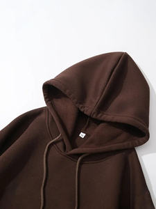 Sudadera con capucha y sudaderas de lana de alta calidad Sudadera con capucha de lana personalizada Diseño de mujer Sudadera con capucha y sudaderas de lana de gran tamaño para adultos a cuadros - Product Image 4