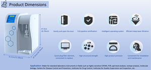 広く使用されている純水RO STARシリーズ超純水システム、研究室向け環境モニタリング（中国製） - Product Image 3