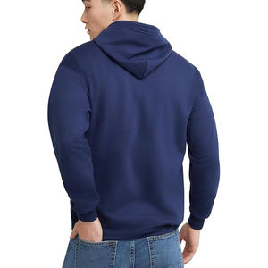 Ropa deportiva Hombres Cremallera Sudaderas con capucha Alta calidad Pedido a granel Venta al por mayor Logotipo personalizado Gimnasio Moda - Product Image 3