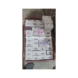 Natural Product Top Quality Design Pure Handmade Product Marble Inlay <b>Box</b> With Mother Of Pearl For Jewelry Storage <b>Box</b> Gift Item - Product Image 1