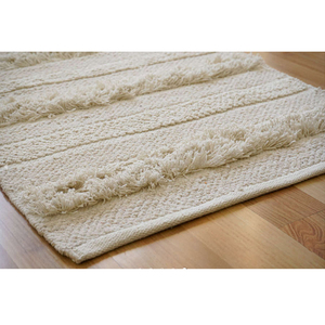 Fabrication indienne de tapis à rayures en coton tissé à la main 100% tapis en coton naturel pour la décoration intérieure - Product Image 5