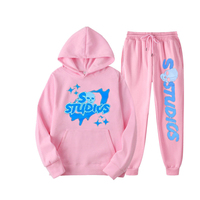 Ensemble de jogging respirant personnalisé de haute qualité pour homme, en coton, deux pièces, streetwear, grande taille, molleton éponge