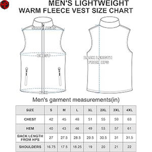 Gilet en polaire pour homme avec logo personnalisé OEM, coupe ajustée, micro polaire, sans manches, fermeture éclair intégrale, pour la chasse et les activités de plein air - Product Image 6