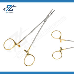 Porte-aiguille Ryder Insert en carbure de tungstène, joint de boîte, finition satinée, droit 135mm de long Fabricant au Pakistan - Product Image 2