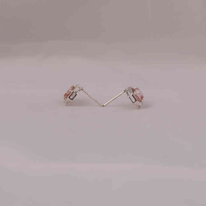 Boucles d'oreilles clous demi-cerceau en or jaune massif 14 carats avec diamants CVD taille octogonale radiant de 4,41 carats au total, cadeau pour femme - Product Image 2