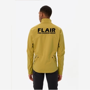 Veste Softshell d'hiver pour homme, coupe-vent, imperméable, respirante, style streetwear, avec logo brodé sur le devant - Product Image 2