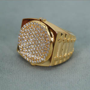 Eleva la Elegancia de tu Fiesta con Nuestro Anillo de Plata de Ley 925 con un Diamante Moissanita de Corte Redondo y Claridad VVS, Anillo de Bodas - Product Image 3