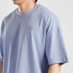 T-shirt Athlète Bleu Ciel en Jersey 100% Coton Qualité Supérieure, Tissu Compressé Dry-Fit, Logo Personnalisé Brodé, 200 Grammes - Product Image 6