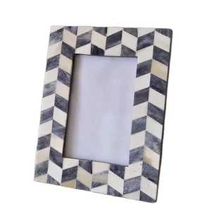 Marco de fotos con incrustaciones de hueso hecho a mano Vintage personalizable del fabricante con color y tamaño personalizados para decoración del hogar - Product Image 3