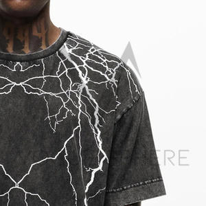 Camiseta holgada de moda con lavado ácido para mujer, camiseta de gran tamaño de manga corta de algodón 100% transpirable para mujer, hecha en Pakistán - Product Image 4