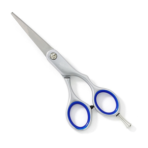 6'' Professional Barber Scissors 6CR13 Stainless Steel Sharp Blade Tip <b>Trimming</b> Razor <b>Edge</b> Hair Cutting <b>Plastic</b> Long Handle - Product Image 1