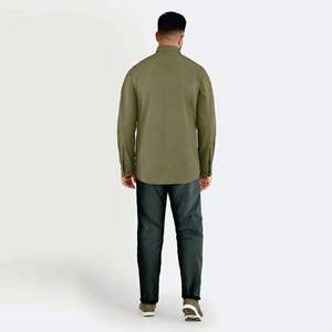 Nuevo diseño de buena calidad, chaqueta en blanco, chaqueta informal para exteriores, camisas con cuello abotonado de pana - Product Image 6