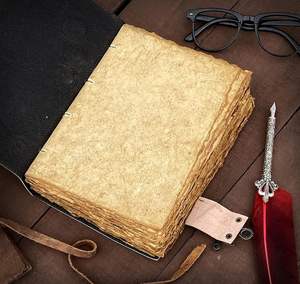 Antique Vintage Retro Style <b>Travel</b> Sketchbook Exclusive Handmade Water Color Notebook Embossed Logo Leather Bound Journal - Product Image 4