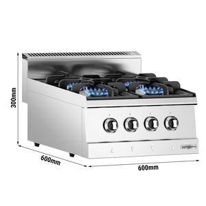 Estufa de gas - 13.06kW - 4 quemadores - Product Image 2