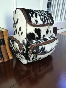 กระเป๋าเป้หนังแท้คุณภาพพรีเมียม สำหรับเดินทาง ใส่แล็ปท็อป ทำมือ รับทำโลโก้ตามสั่ง ขายส่งจำนวนมาก LHBP-0049 - Product Image 5