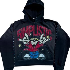 Sweatshirts à capuche épais 100% coton pour hommes avec impression de logo personnalisé Sweatshirts d'hiver - Product Image 1