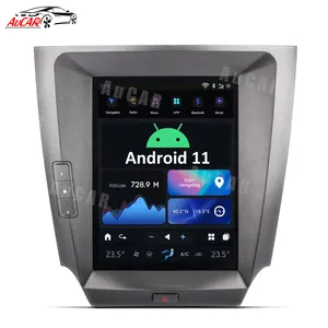 AuCar Tesla Style 12.1 "Android 11 Radio mobil untuk Lexus IS250 IS350 2005-2012 Stereo navigasi GPS Multimedia DVD pemutar Video