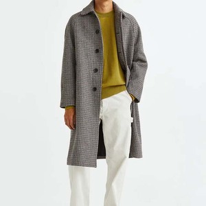 Couleur unie hommes vêtements sweats à capuche sweats uni surdimensionné à manches longues col rond 100% coton pull hiver respirant basiques - Product Image 3