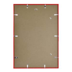 Marco de Fotos de Plástico Rojo de Estilo Simple de 50x70 cm, Marco de Fotos Personalizado de Madera, PS, Metal, Aluminio, Marco Decorativo para Pósteres de 4x6, 5x7, 11x14 - Product Image 1